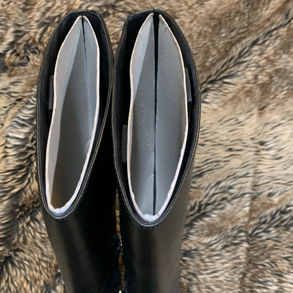 Tory Burch 7.5 Black Miller Pull On Boot Style 40372 Box & Dust Cover list $525 - Picture 3 of 13